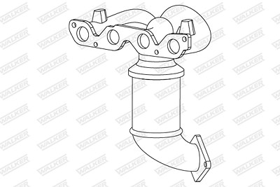 Walker Katalysator [Hersteller-Nr. 28849] für Hyundai von Walker