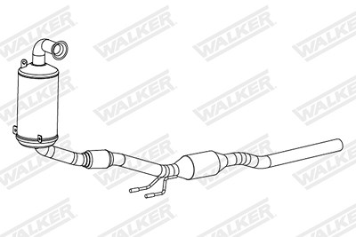 Walker Katalysator [Hersteller-Nr. 28894] für Audi, VW von Walker