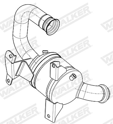 Walker Katalysator [Hersteller-Nr. 28925] für Citroën, Opel, Peugeot, Vauxhall von Walker