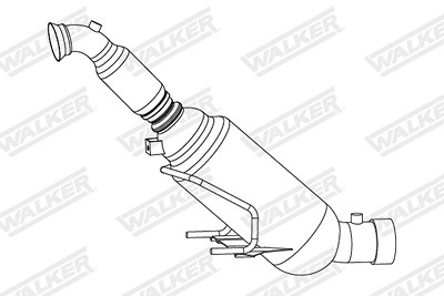 Walker Ruß-/Partikelfilter, Abgasanlage [Hersteller-Nr. 73168] für VW von Walker