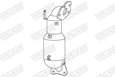 Walker Ruß-/Partikelfilter, Abgasanlage [Hersteller-Nr. 73274] für Honda von Walker