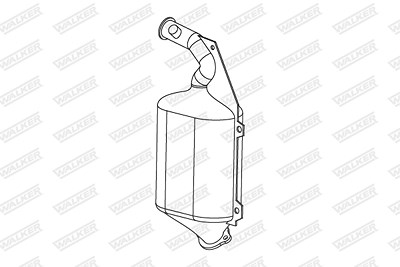 Walker Ruß-/Partikelfilter, Abgasanlage [Hersteller-Nr. 73290] für Fiat, Lancia von Walker