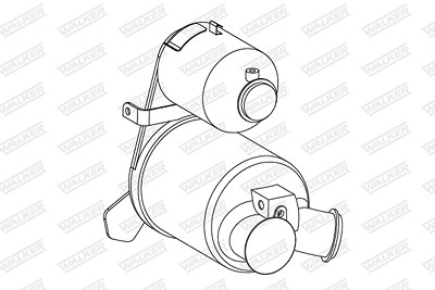 Walker Ruß-/Partikelfilter, Abgasanlage [Hersteller-Nr. 73298] für Audi, Seat, Skoda, VW von Walker