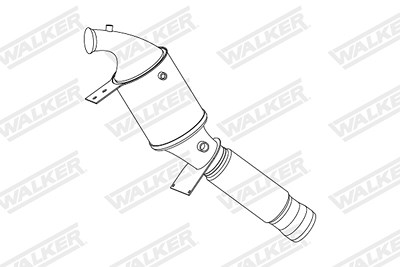 Walker Ruß-/Partikelfilter, Abgasanlage [Hersteller-Nr. 73412] für VW von Walker