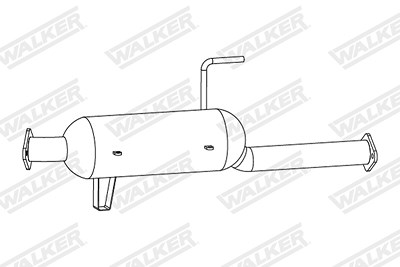 Walker Ruß-/Partikelfilter, Abgasanlage [Hersteller-Nr. 73414] für Mitsubishi von Walker