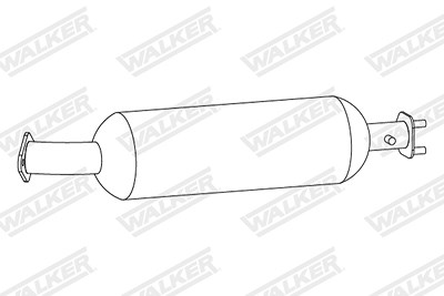 Walker Ruß-/Partikelfilter, Abgasanlage [Hersteller-Nr. 73415] für Hyundai von Walker