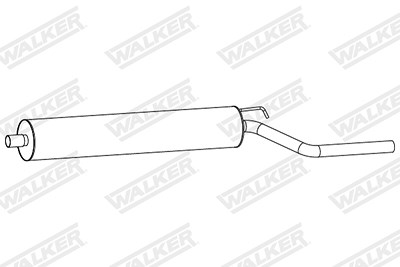 Walker Vorschalldämpfer [Hersteller-Nr. 25273] für Opel, Vauxhall von Walker