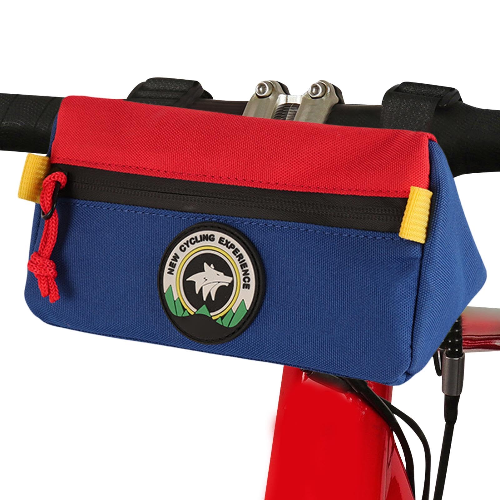 Walopola Fahrradlenkertasche,Fahrrad-Fronttasche - 1L Fahrrad-Aufbewahrungstasche,Reittasche für Roller, Radfahren, Reisen, Reiten, Umhängetasche, Aufbewahrungstasche, Fahrradzubehör von Walopola