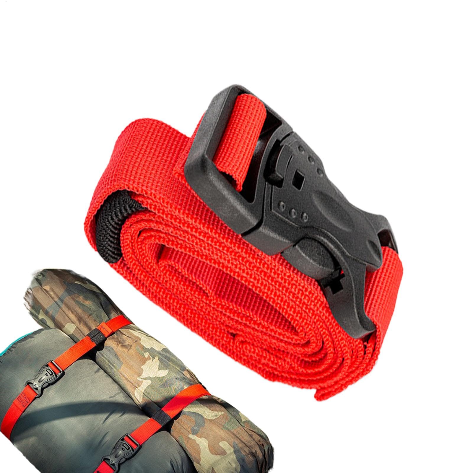 Walopola Gepäckgurtgurt, Nylon Zurrgurte, Verstellbarer Cargo Safe Belt für Camping, Wandern, Klettern, Reisen, Outdoor-Sport von Walopola