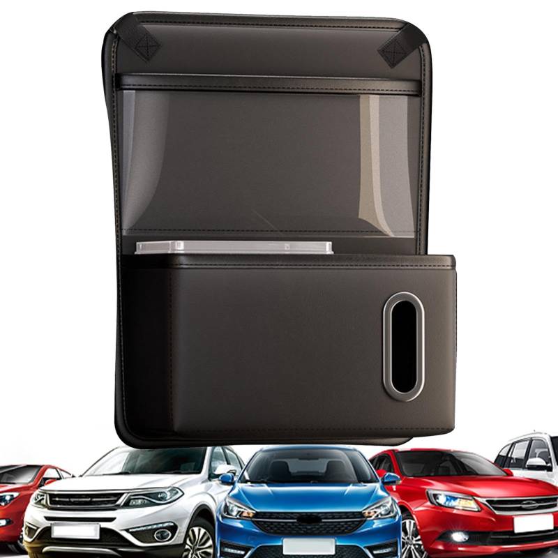 Walopola Netztaschen-Organizer für Autos, Kfz-Rückenlehnen-Organizer | Stabiler Auto-Geldbörsenhalter, Sitz-Organizer - Rückenlehnen-Organizer mit transparentem Touch-Fenster für Mobiltelefone von Walopola