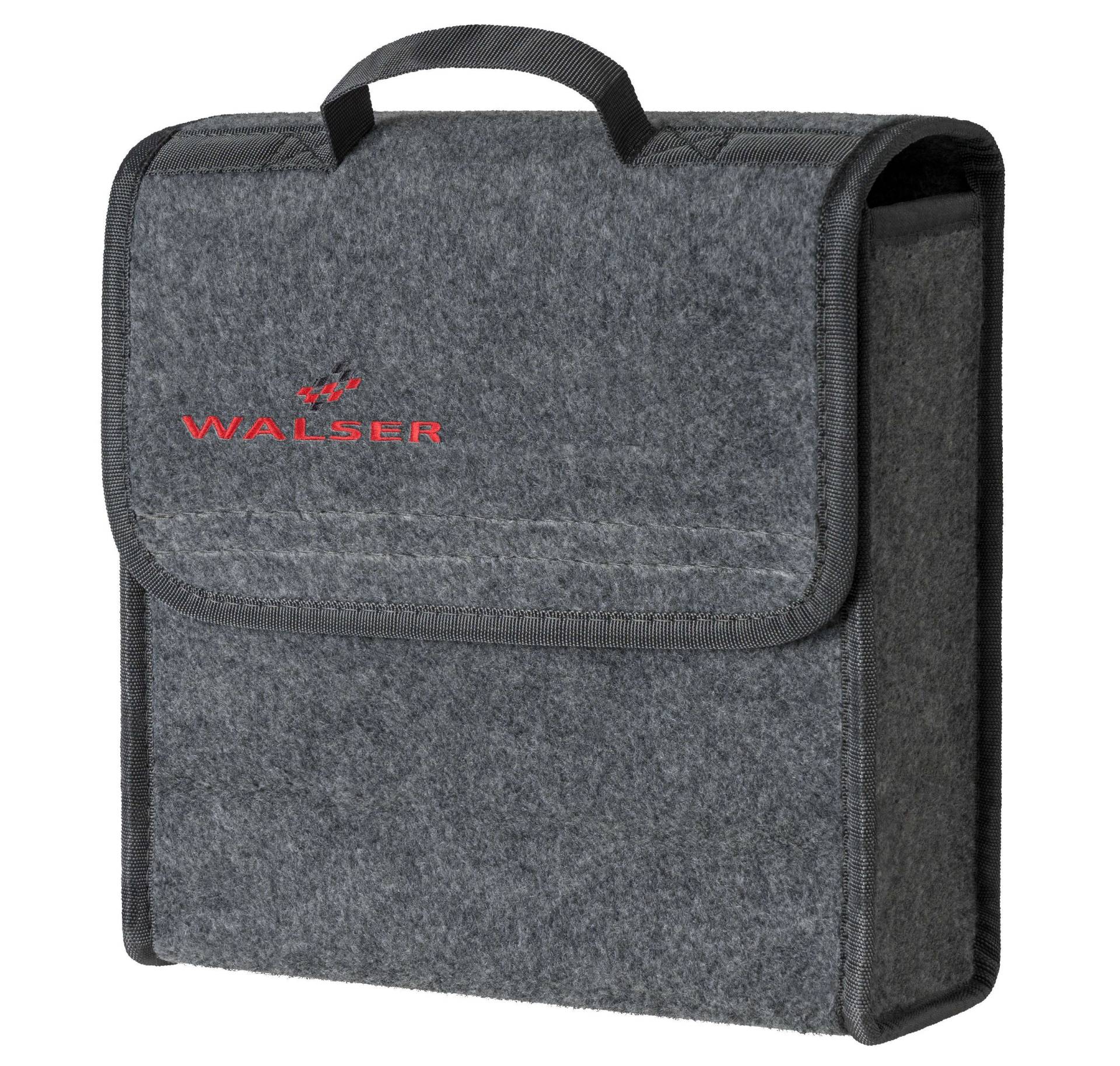 Kofferraumtasche Toolbag Größe S, Auto-Aufbewahrungstasche grau 28,5x14x28 cm von Walser GmbH