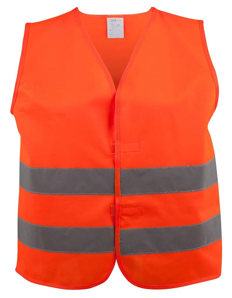 WALSER 44039 Sicherheitsweste XXL orange, Warnweste, Reflektorweste von Walser