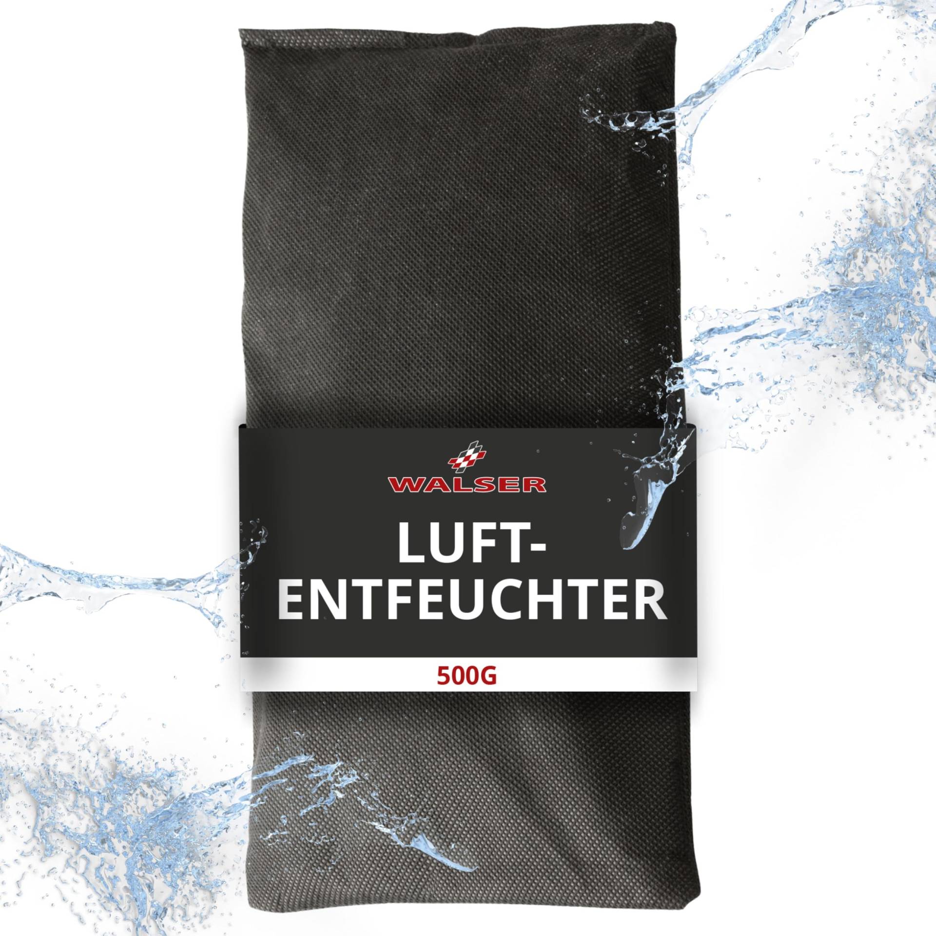 WALSER Auto Entfeuchter 500g, Luftentfeuchter Kissen wiederverwendbar, Luftentfeuchter Auto Winter/Sommer, Entfeuchter Auto innen, Luft Entfeuchtung Auto Innenraum, Anti Beschlag Auto 19x14x3 cm von Walser