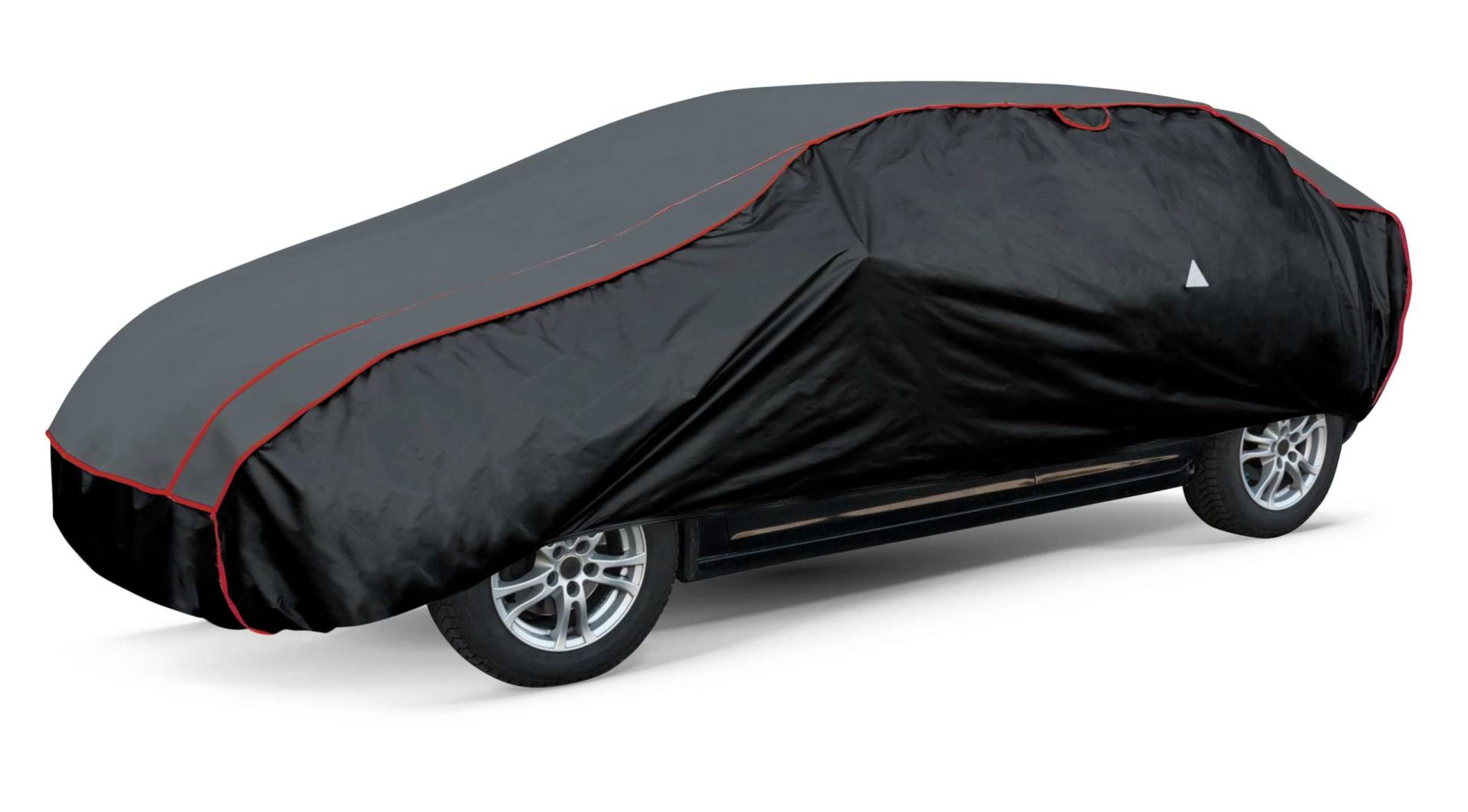 WALSER Hagelschutz Abdeckplane Auto, Autogarage Abdeckung, Abdeckplane Auto Pro, Auto Hagelschutzplane, Abdeckung Auto 100% Polyester, Auto Vollgarage, Auto Abdeckung PKW M - anthrazit-schwarz von Walser