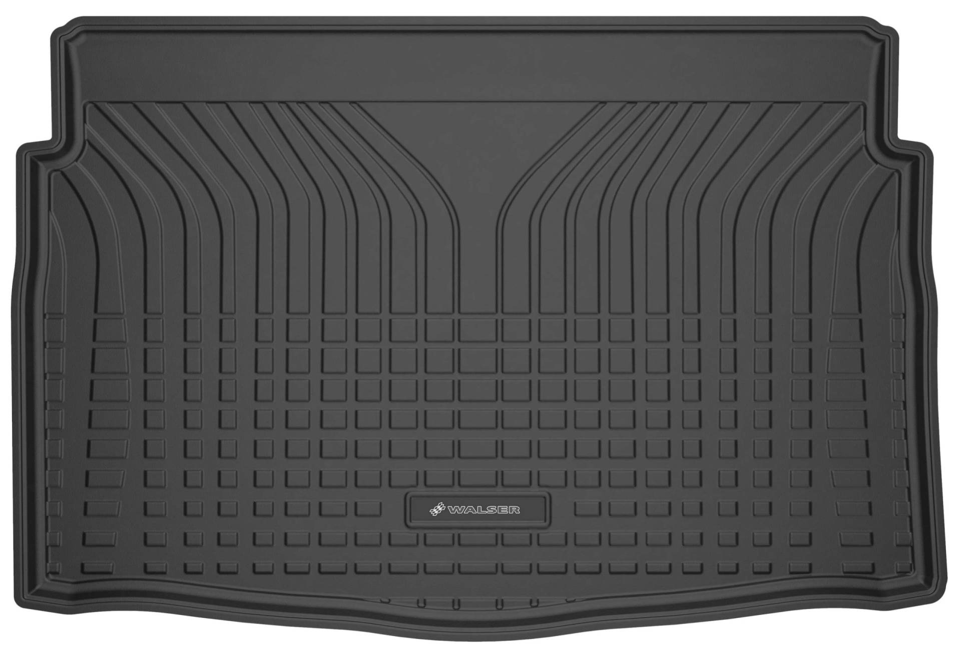 WALSER Premium Kofferraumwanne kompatibel mit VW Golf Sportsvan VII 02/2014-08/2020, unterer Ladeboden, 100% passgenaue Kofferraum Schutzmatte - Made in EU, robuste Antirutschmatte Auto von Walser