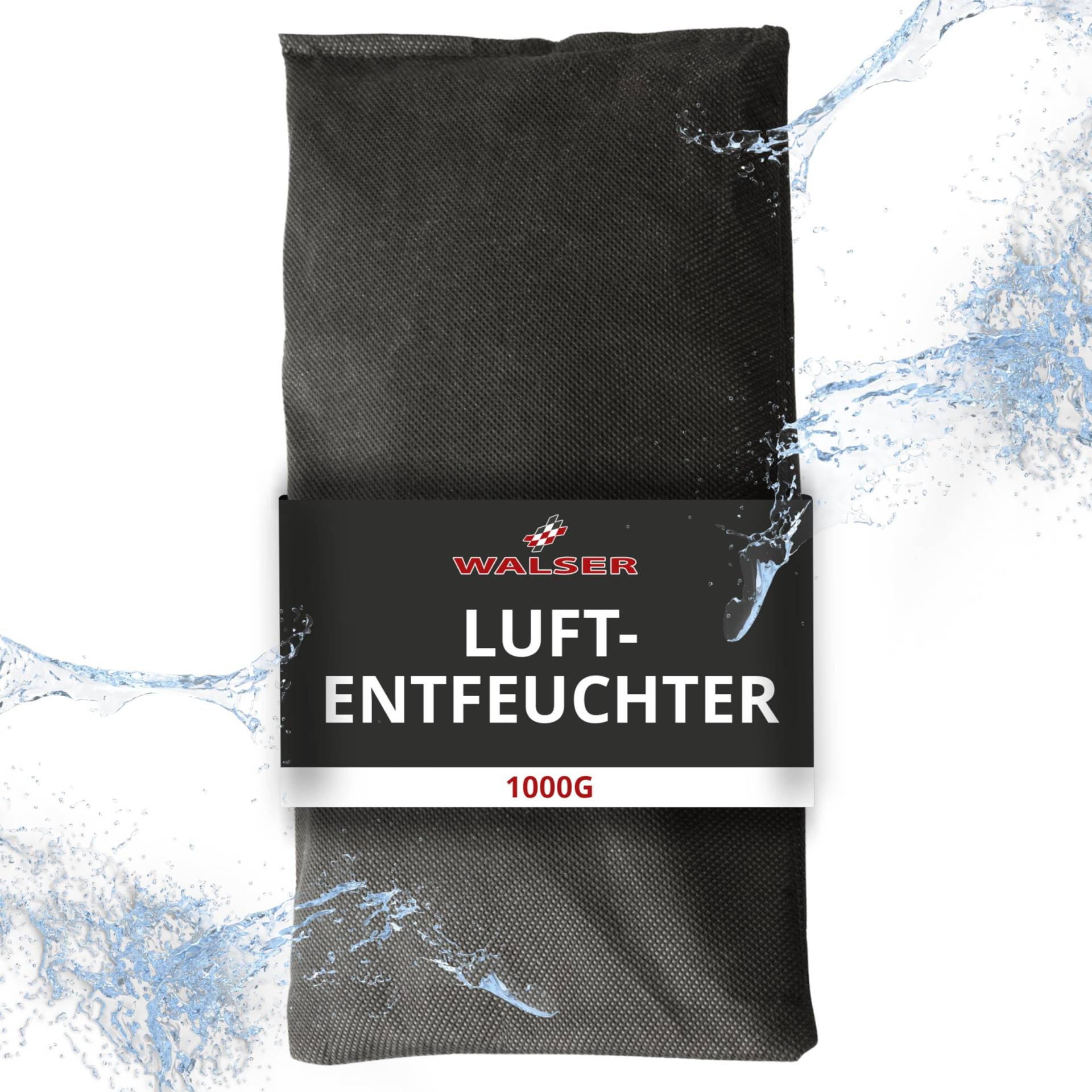 Walser Auto Entfeuchter 1000g, Luftentfeuchter Kissen wiederverwendbar, Luftentfeuchter Auto Winter/Sommer, Entfeuchter Auto innen, Luft Entfeuchtung Auto Innenraum, Anti Beschlag Auto 28x15x5 cm von Walser