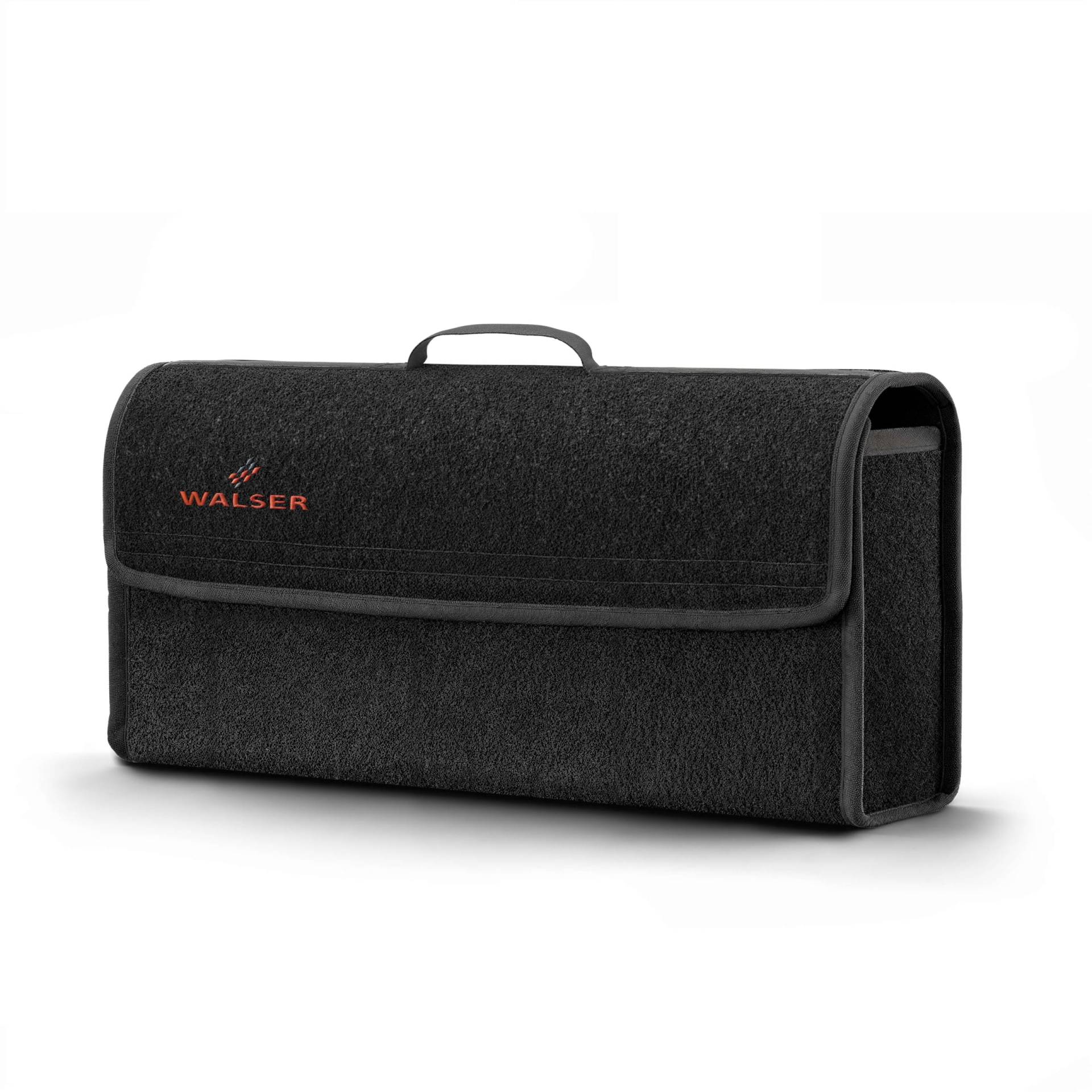 Walser Auto Organizer Toolbag Größe L, Kofferraum Organizer, Auto Gadget, Aufbewahrungsbox Auto, Organizer, Auto Kofferraum Organizer, Auto Tasche, Organizer Auto, Auto Zubehör 50x16x21 cm schwarz von Walser