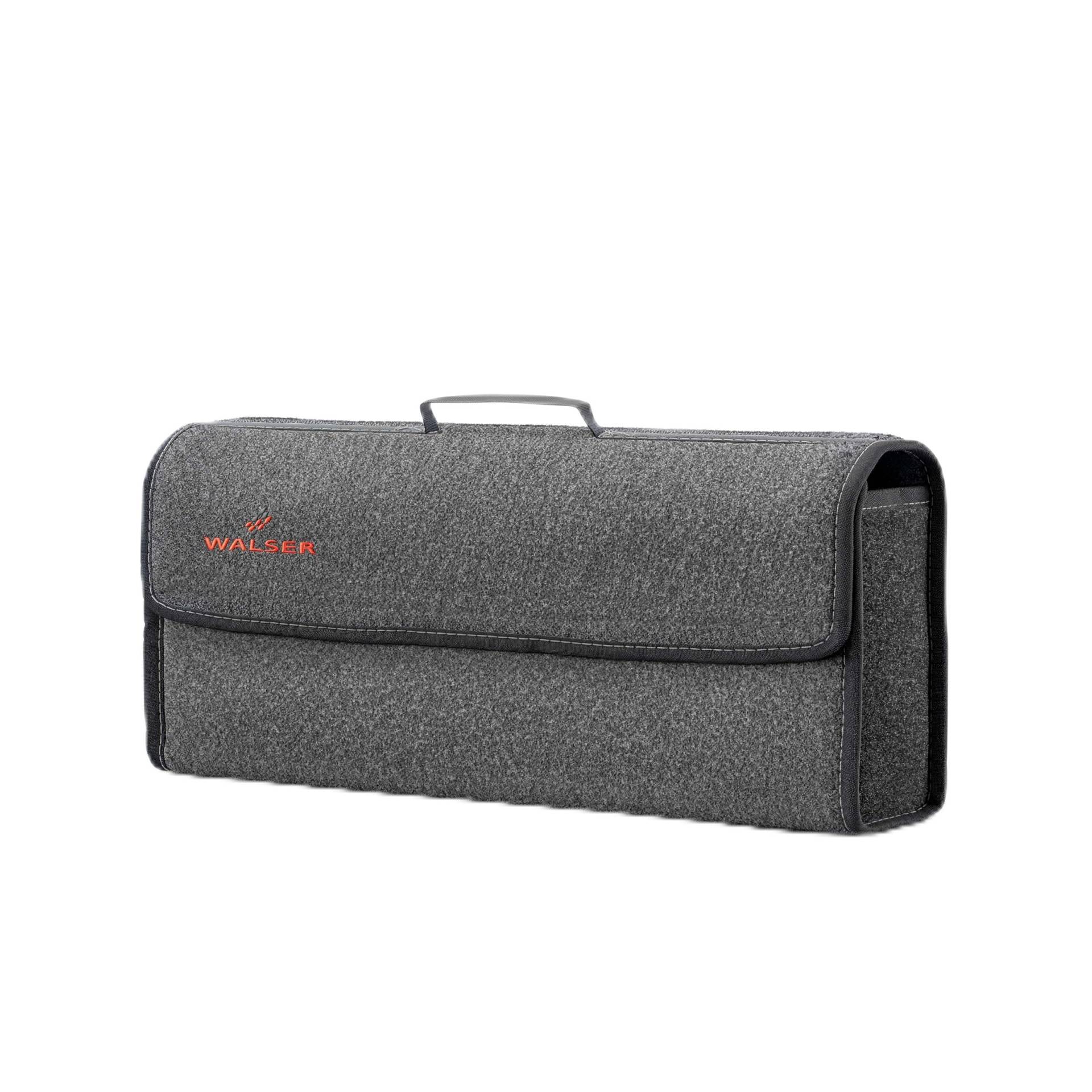 Walser Auto Organizer Toolbag Größe XXL, Kofferraum Organizer, Auto Gadget, Aufbewahrungsbox Auto, Organizer, Auto Kofferraum Organizer, Auto Tasche, Organizer Auto, Auto Zubehör 57x16x21 cm grau von Walser