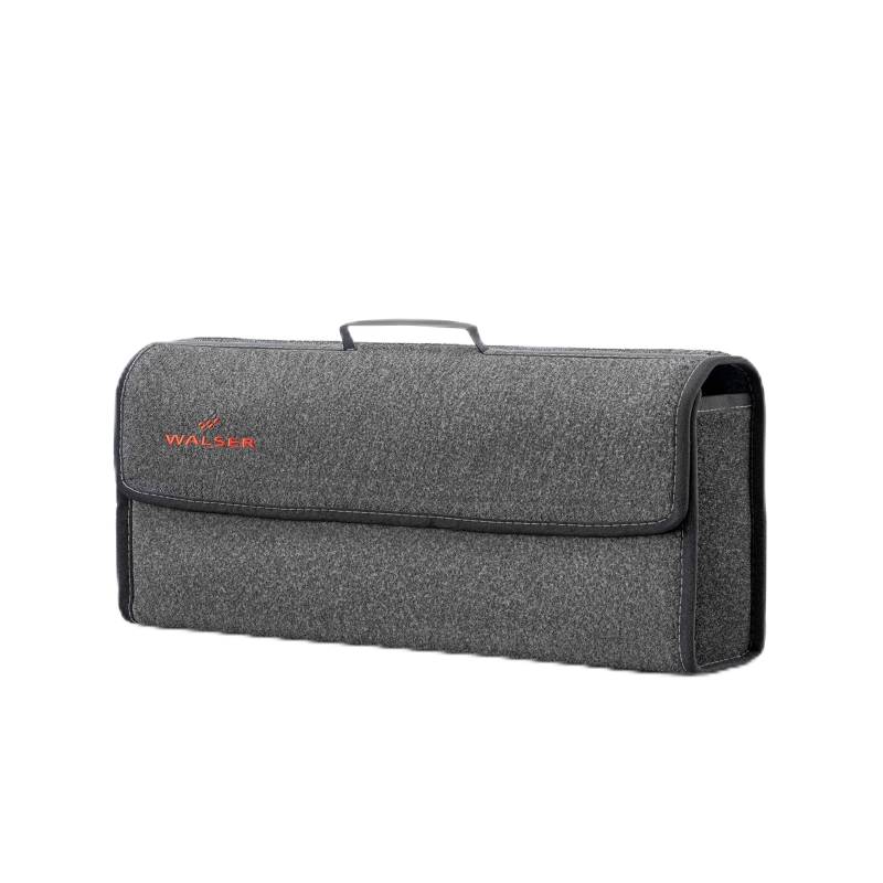 Walser Auto Organizer Toolbag Größe XXL, Kofferraum Organizer, Auto Gadget, Aufbewahrungsbox Auto, Organizer, Auto Kofferraum Organizer, Auto Tasche, Organizer Auto, Auto Zubehör 57x16x21 cm grau von Walser