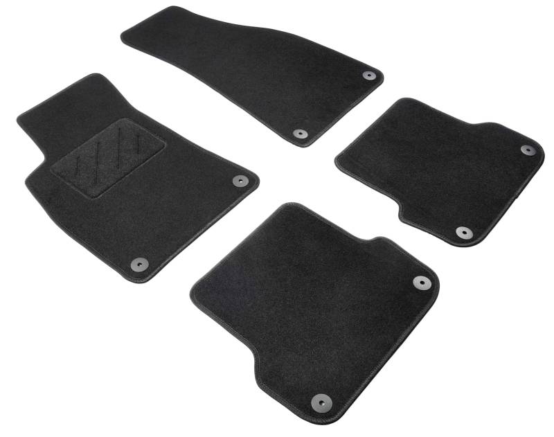 Walser Auto Teppiche kompatibel mit Audi A4 B6/B6 Avant 2000-2005, Audi A4 B7/B7 Avant 2004-2008, 100% passgenaue Auto Fußmatten Made in Europe, Fußmatte Auto, Autoteppich Auto, Fussmatten Auto von Walser