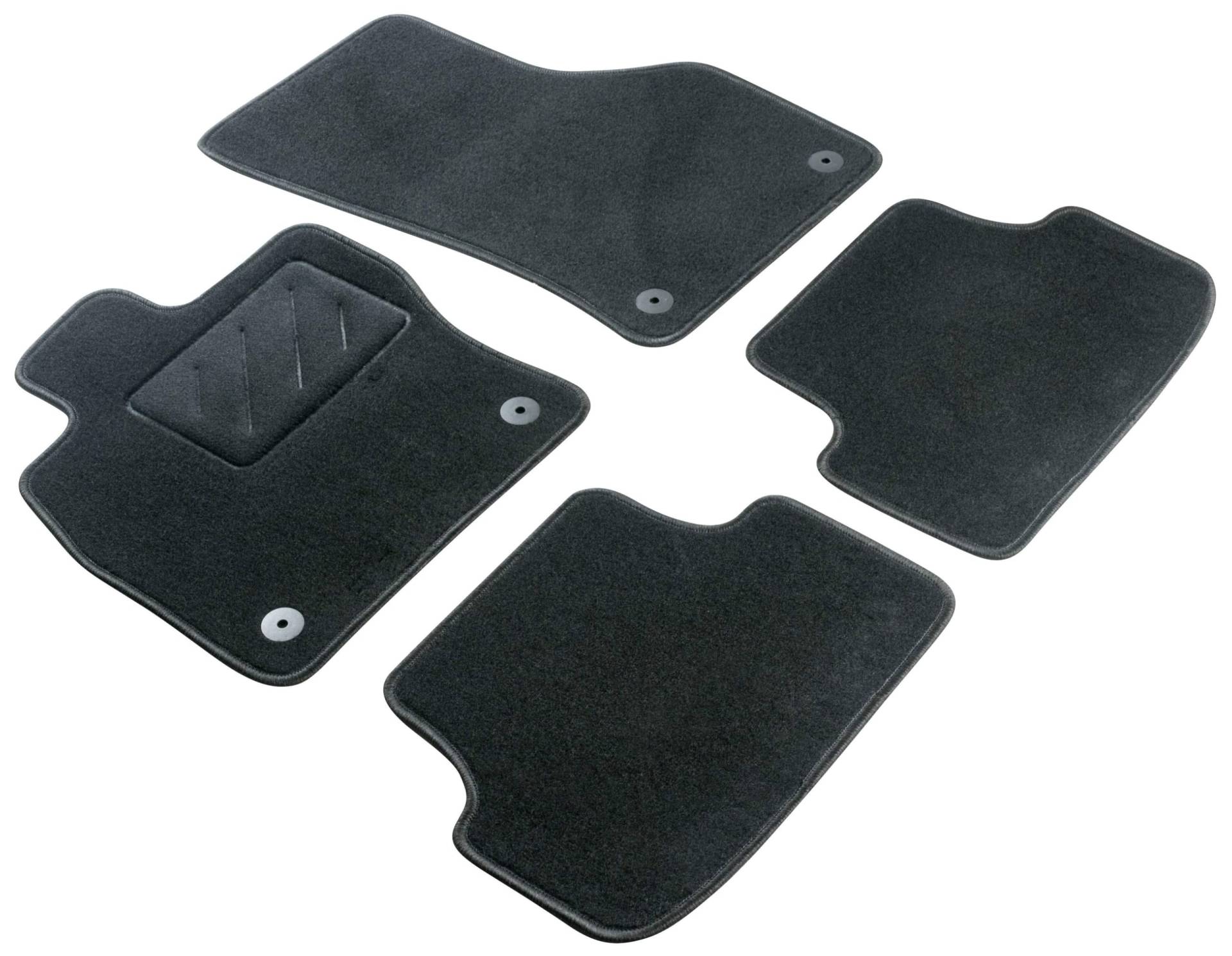 WALSER Comfort Auto Teppiche kompatibel mit VW Passat B6 2005-2010, VW Passat B6 Variant 2005-2011, 100% passgenaue Auto Fußmatten Made in Europe, Fußmatte Auto, Autoteppich Auto, Fussmatten Auto von Walser