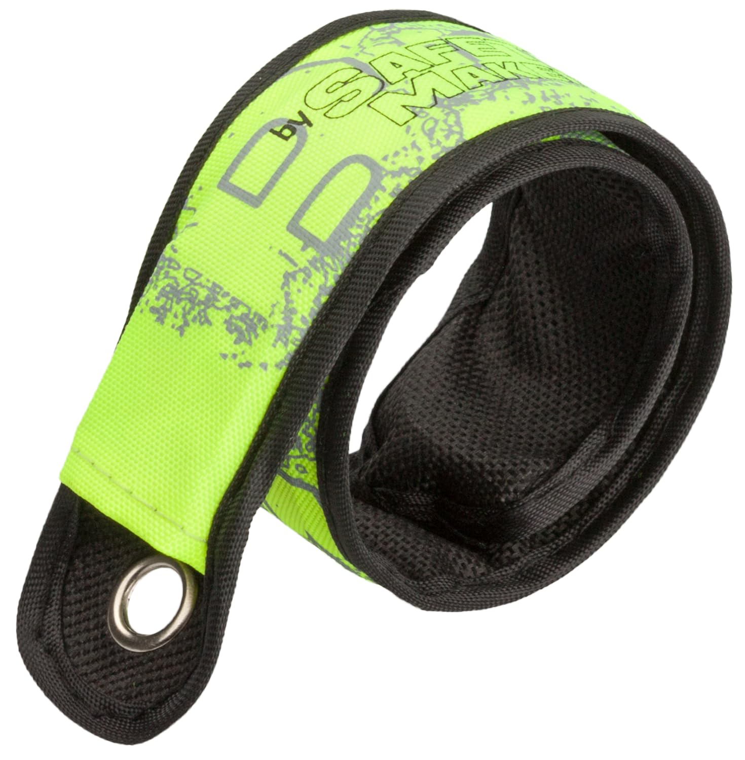 Walser Safety Maker LED Klackband, Reflektorband, Schnappband, Klettarmband reflektierend, Leuchtarmband, Sicherheitsband, Klatscharmband, Slap-Band gelb von Walser