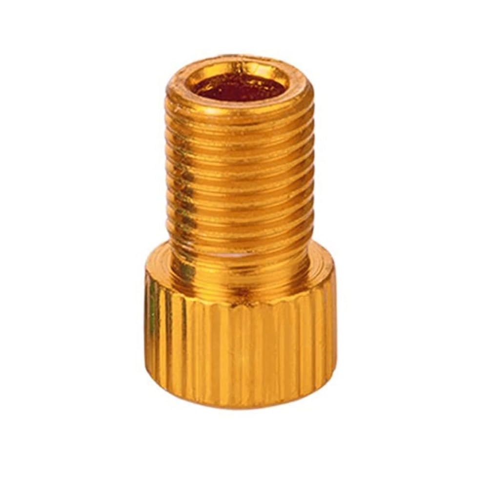 12 Stück Fahrradventiladapter Fahrrad Ventil Adapter,Adapter Französisches Ventil,Presta Ventil Adapter Bike Valve Adapter Sclaverand Ventil Adapter,Französischer Ventiladapter,Gold von Wambere