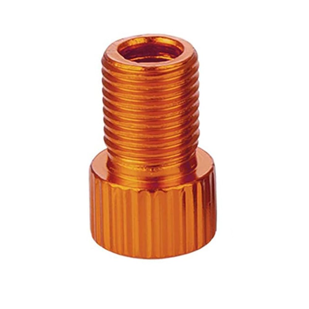 12 Stück Fahrradventiladapter Fahrrad Ventil Adapter,Adapter Französisches Ventil,Presta Ventil Adapter Bike Valve Adapter Sclaverand Ventil Adapter,Französischer Ventiladapter,Orange von Wambere