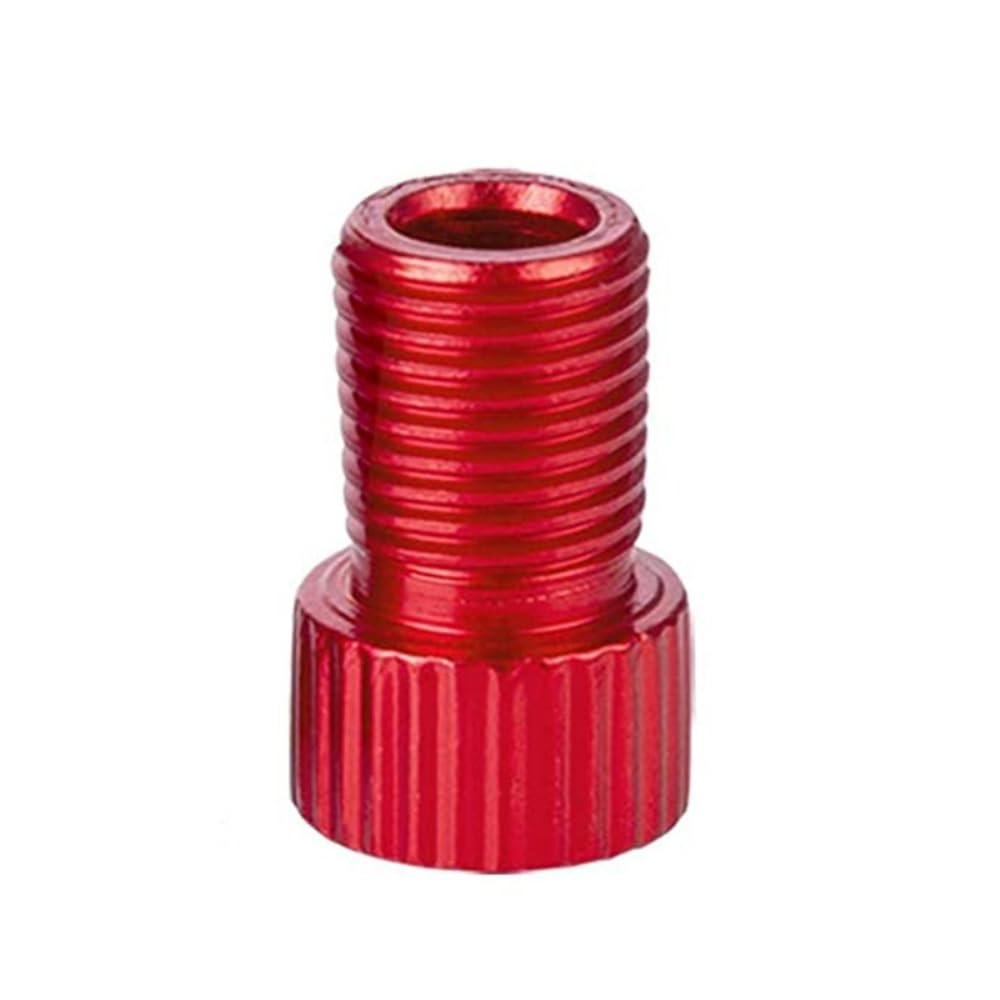 8 Stück Fahrradventiladapter Fahrrad Ventil Adapter,Adapter Französisches Ventil,Presta Ventil Adapter Bike Valve Adapter Sclaverand Ventil Adapter,Französischer Ventiladapter,Rot von Wambere