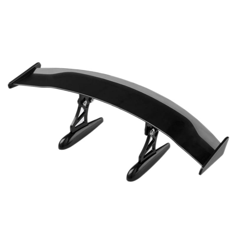 Universal Auto Mini Schwanz Spoiler Flügel,Auto Mini Spoiler Wing,Universal Auto Heckflüge Dekoration,Automodifizierter Kleiner Heckflügel ohne Bohren,Car Tuning Parts,17 x 3 x 4.5 cm,Schwarz von Wambere