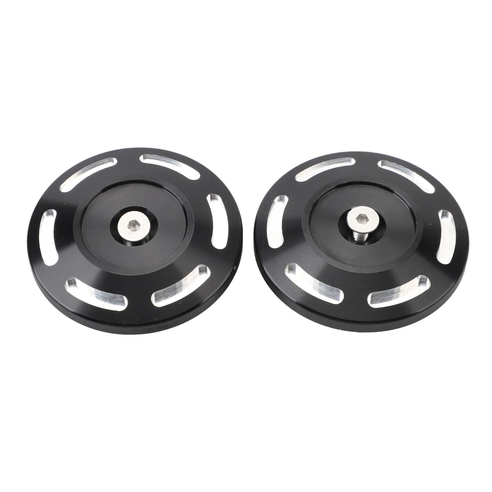 Schwarz Motorrad-Rahmenlochkappen-Set, wasserdichte Motorrad-Rahmenloch-Abdeckkappe für Cfmoto 450SR 450SS 450NK 450CLC von Wamsound