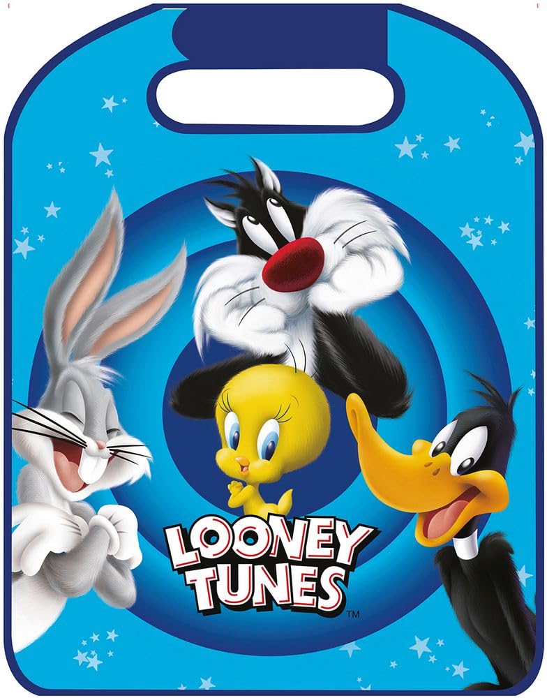 Warner Bros Schützen Sie Auto Vordersitz Reisen Looney Tunes Kind Mädchen Reise Cartoons Blau Schutz Sylvester Tweety Bugs Bunny Daffy Duck von TataWay in viaggio si cresce