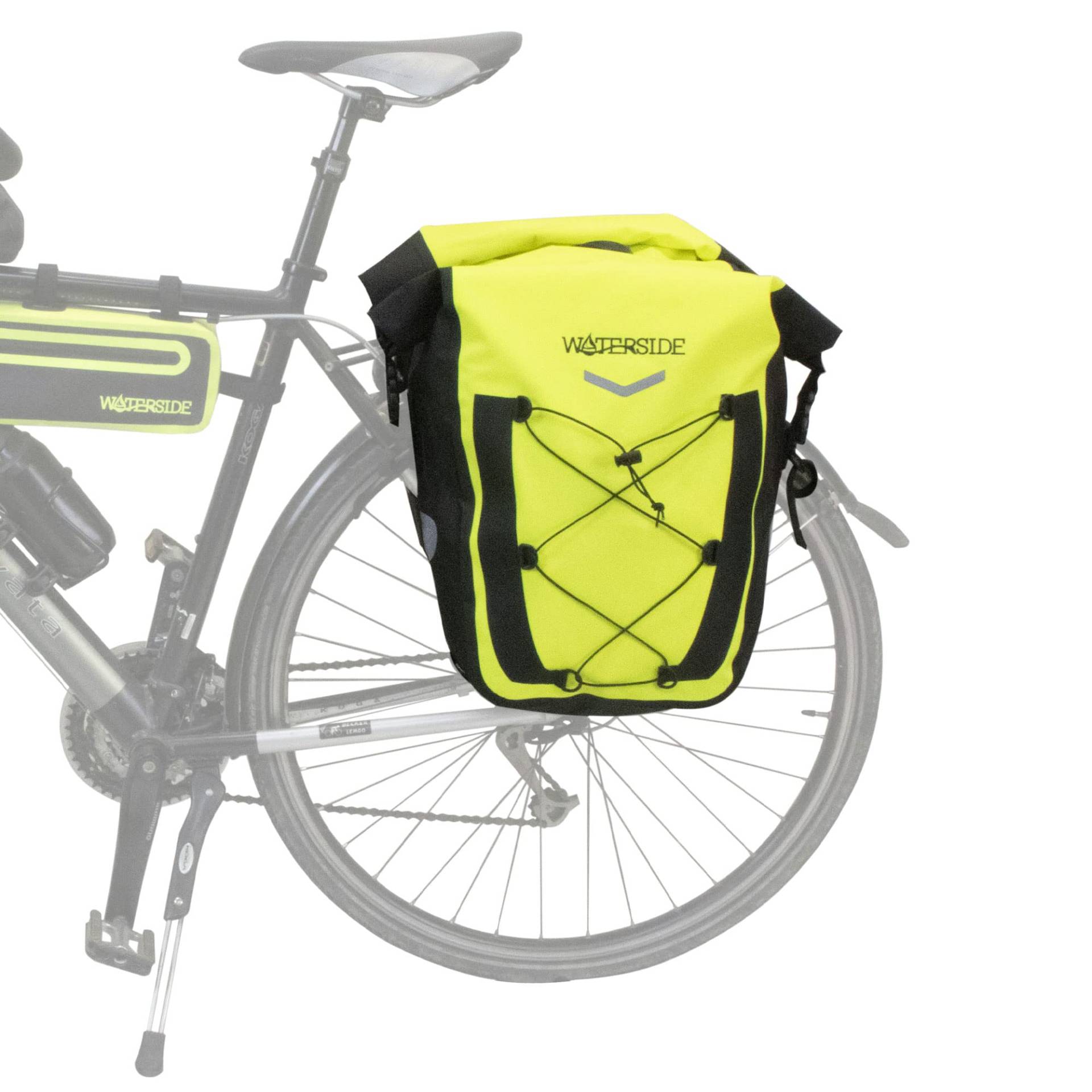 Waterside 2 Stück wasserdichte Fahrradtaschen (Paar) Bikecase Drybag - Ideal für Outdoor-Abenteuer von Waterside