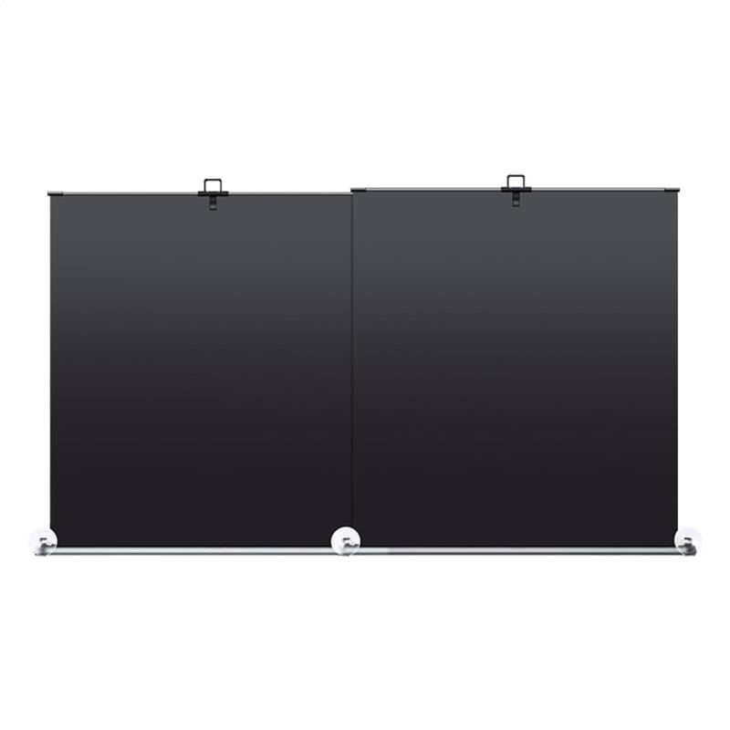 Einziehbarer Sonnenschutz, Auto-Windschutzscheiben-Schatten, Hitzeschutz-Sonnenblende, effektiver Hitzeschutz, kompakte und praktische Aufbewahrung, 120 x 68 x 1 cm, für Auto-Windschutzscheibe, von Wcybym