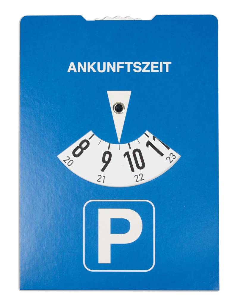 Parkscheibe aus Karton gemäß StVO für Auto, 11 x 15 cm – Umweltfreundliche Papp-Parkscheibe, strapazierfähig, langlebig, ideal für PKW, LKW, Wohnmobile – Robustes Design für den täglichen Einsatz von We-Ball