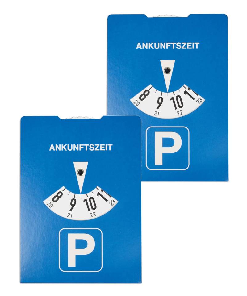 We-Ball Parkscheibe aus Karton gemäß StVO für Auto, 11 x 15 cm – Umweltfreundliche Papp-Parkscheibe, strapazierfähig, langlebig, ideal für PKW, LKW, Wohnmobile (2 Stück) von We-Ball