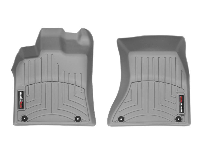 Passgenaue Fußmatten gummimatten passend für: Audi Q5 / SQ5 1°Gen 2013-19|Grau|1. Reihe Weathertech FloorLiner von WeatherTech