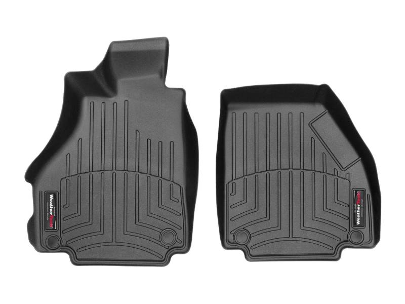 Passgenaue Fußmatten gummimatten passend für: Ferrari 458 Italia/Spider 2009-15|Schwarz|1. Reihe Weathertech FloorLiner von WeatherTech