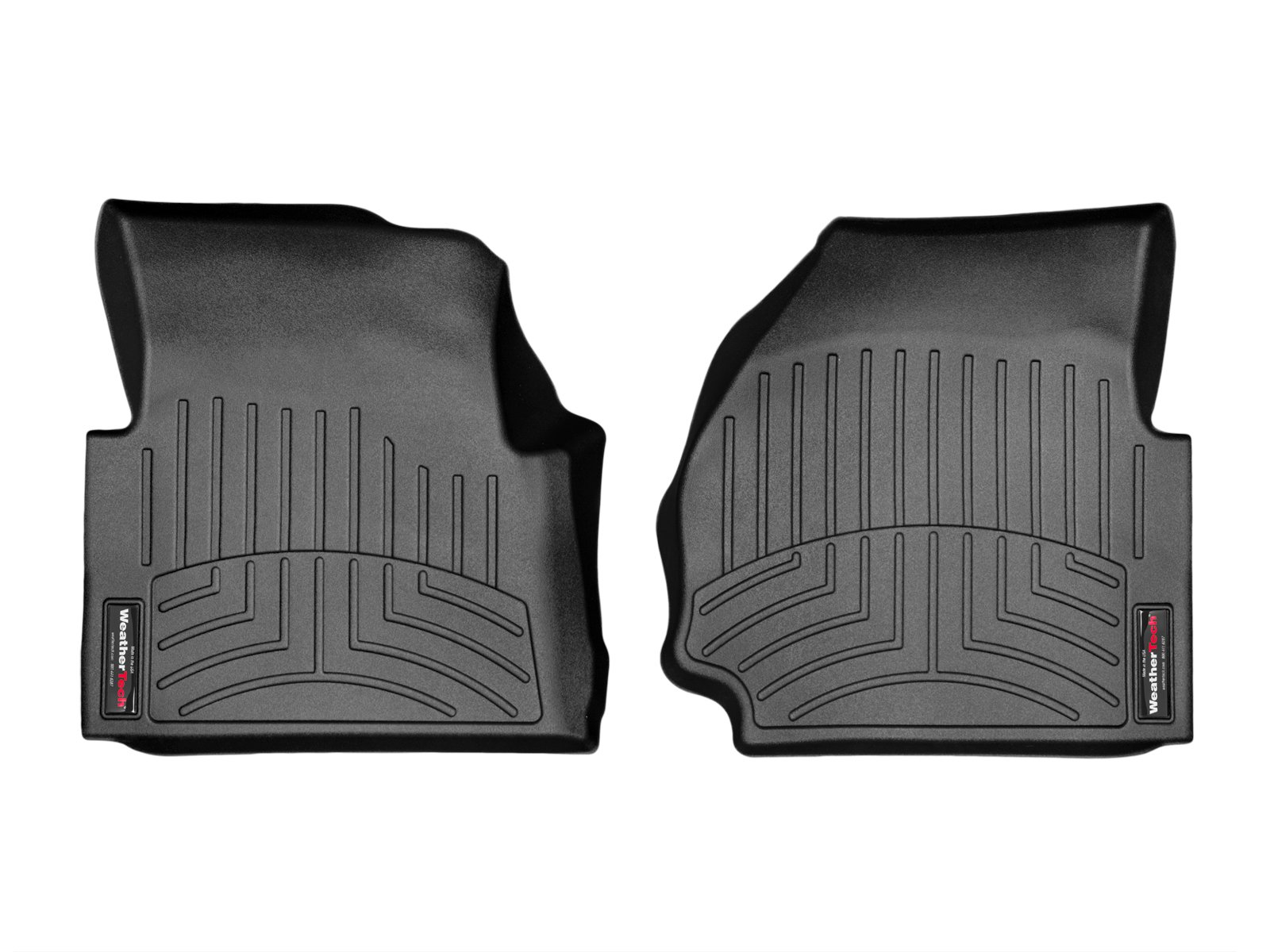 Passgenaue Fußmatten gummimatten passend für: Land Rover Defender 110 2007-16|Schwarz|1. Reihe Weathertech FloorLiner von WeatherTech