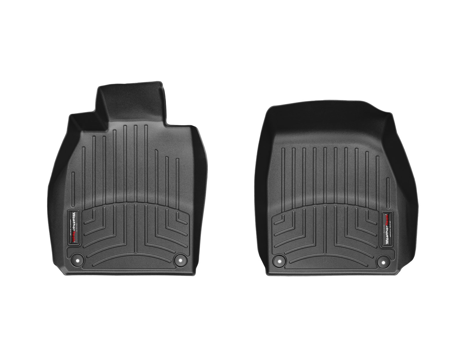 Passgenaue Fußmatten gummimatten passend für: Porsche 911 991 NeinBeifahrernetz (Details) 2011-19|Schwarz|1. Reihe Weathertech FloorLiner von WeatherTech