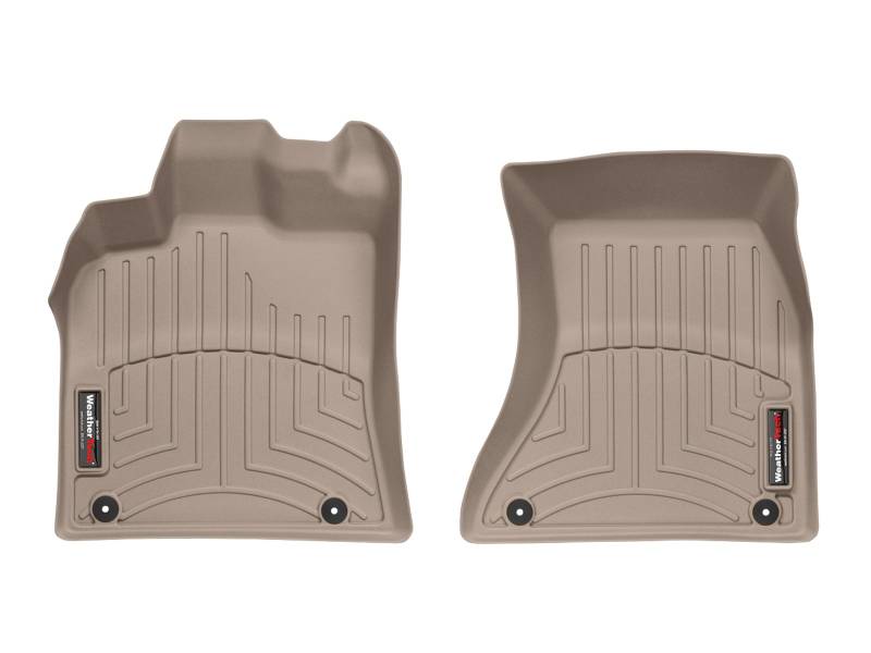 Passgenaue Fußmatten gummimatten passend für: Porsche Macan 95B 2014-19|Beige|1. Reihe Weathertech FloorLiner von WeatherTech