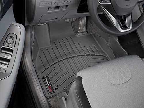 WeatherTech 20+ Hyundai Palisade Bodenschutzmatte für vorne, Schwarz von WeatherTech