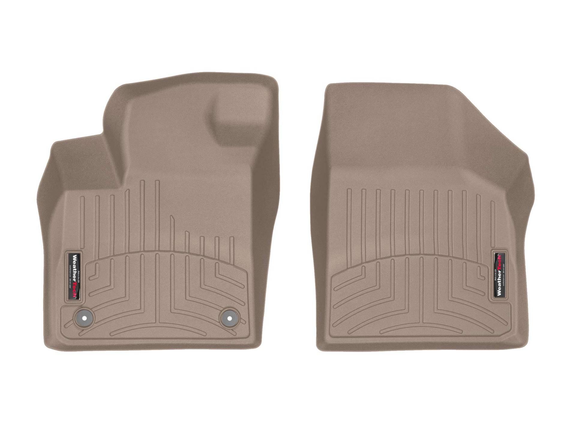 WeatherTech FloorLiner für 2019-2022 VW Atlas - 1. Reihe - Hellbraun von WeatherTech