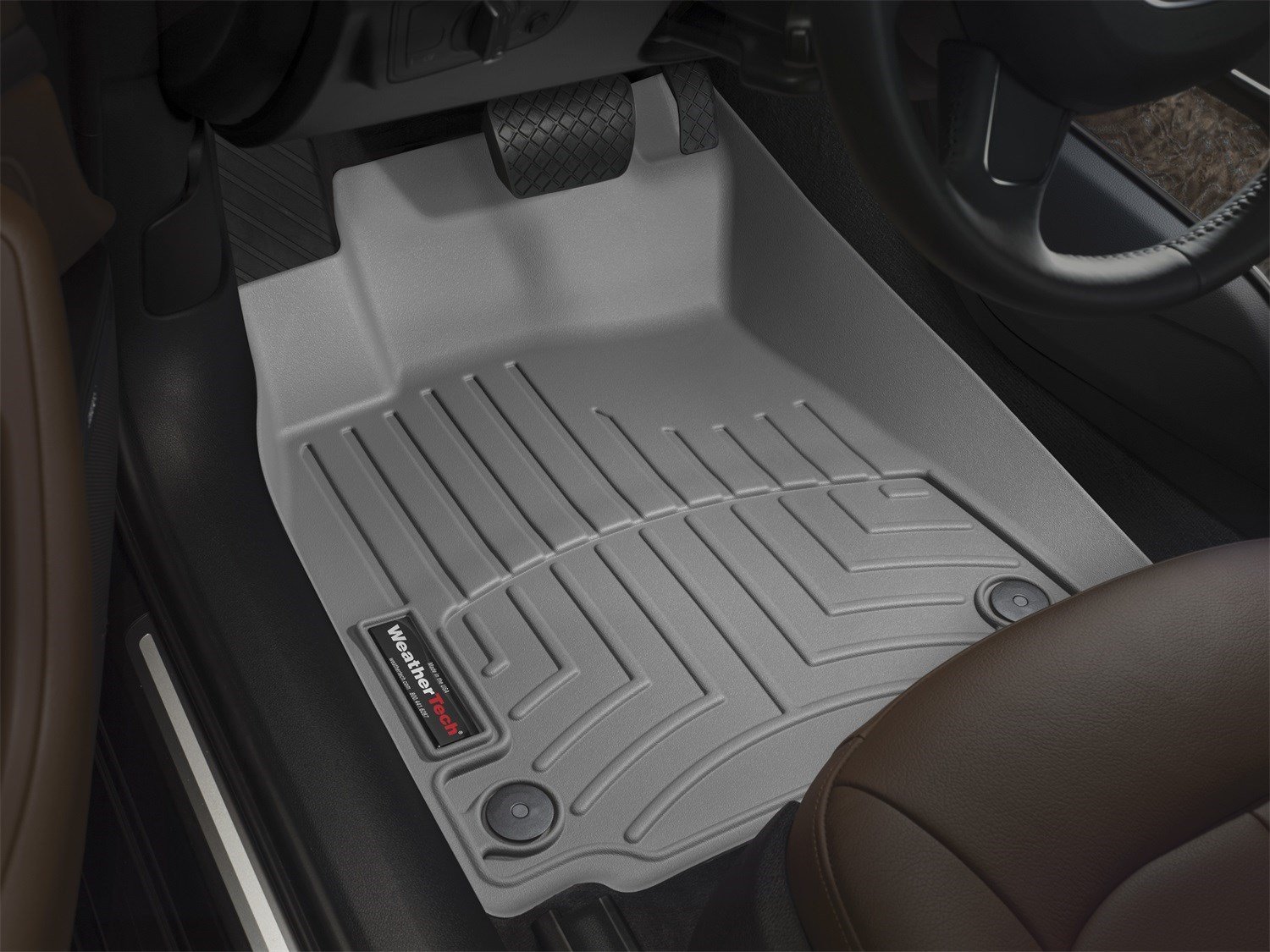 WeatherTech Passgenaue Bodeneinlage für Acura TL, grau von WeatherTech