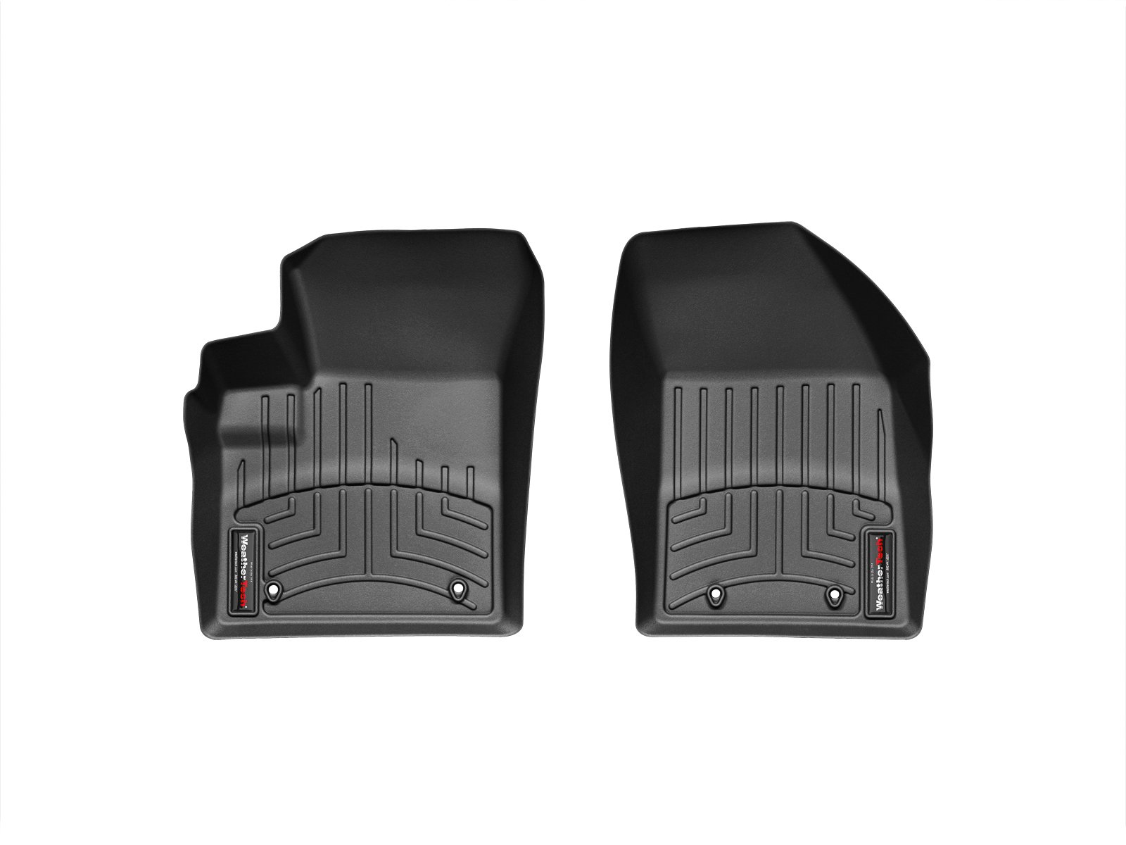 WeatherTech Passgenaue Bodeneinlagen für Avenger, 200-1. Reihe (444031), Schwarz von WeatherTech