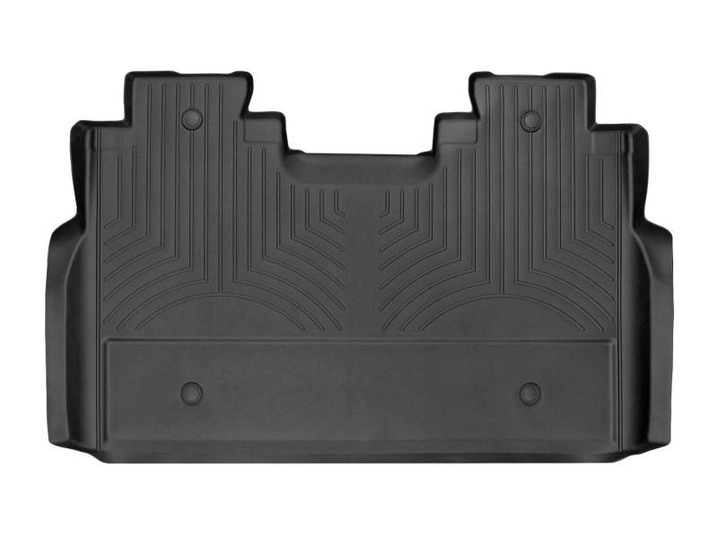 WeatherTech Passgenaue Bodeneinlagen für Ford Super Duty – 2. Reihe (4410124V), Schwarz von WeatherTech