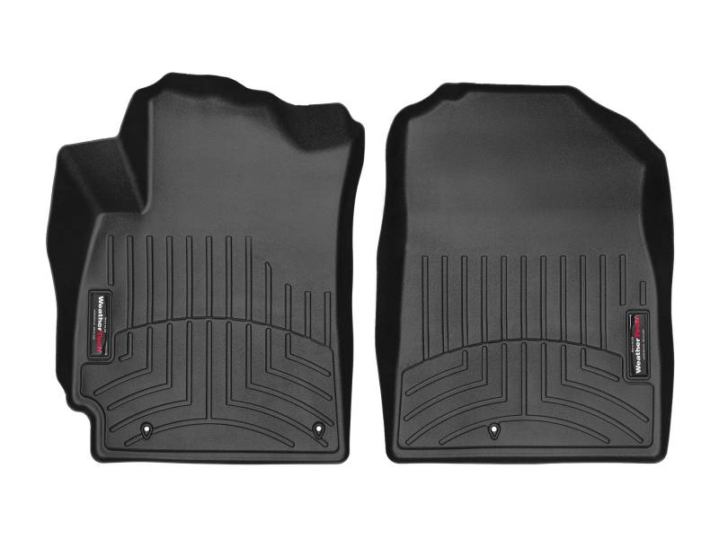 WeatherTech Passgenaue Bodeneinlagen für Hyundai Veloster, Veloster N - 1. Reihe (4413331), schwarz von WeatherTech