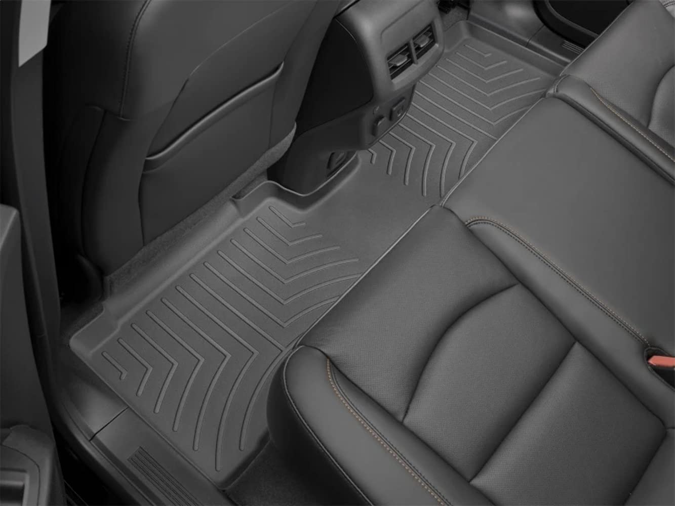 WeatherTech Passgenaue Bodeneinlagen für Infiniti QX55, QX50-2nd Row (4413372), Schwarz von WeatherTech