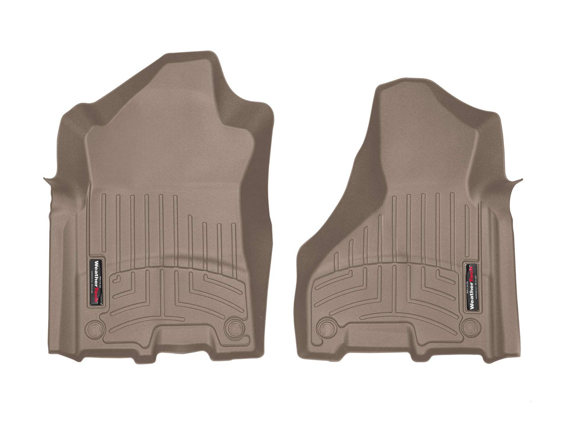 WeatherTech Passgenaue Bodeneinlagen für Ram 4500/5500, Ram Truck 2500/3500, Ram 2500/3500, Ram Truck 4500/5500-1. Reihe (4515451), Hellbraun von WeatherTech