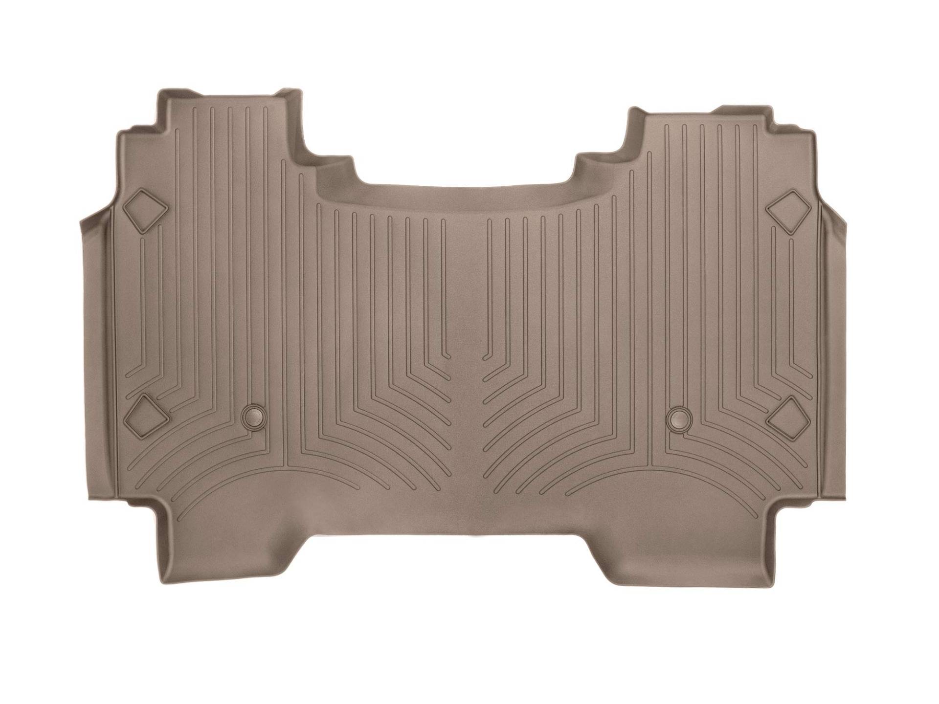 WeatherTech Passgenaue Bodeneinlagen für Ram Truck 1500, Ram 1500-2nd Row (4514282), Hellbraun von WeatherTech